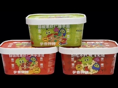 직사각형 종이 그릇