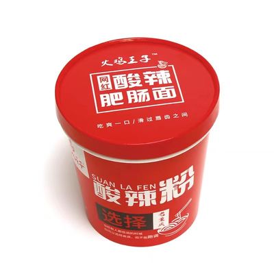 780ml 누들리 종이 그릇, 단독 패스트 푸드 포장 종이 컵 뚜??