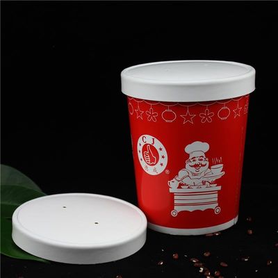12oz 뚜?? 이 있는 일회용 수프 컵