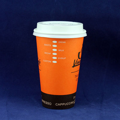 300ml 10ounce 에코 친화적 인 뚜?? 과 함께 일회용 이중 벽 종이 컵