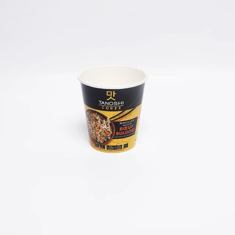인스턴트 누들볼 열에 내성이 식품급 점심 상자 빗자루 빨강 비 세탁 kraft 종이 포장 종이 그릇 제조업체